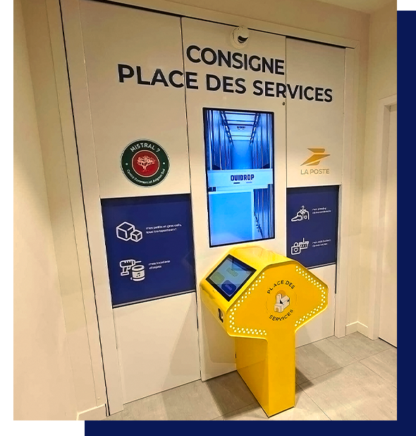 retrait colis robotisé